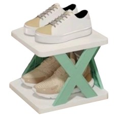 Nexola X型框架縫隙鞋櫃, 藍色, 1個