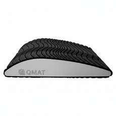 QMAT 仰臥起坐墊 800g, 黑灰色, 1個