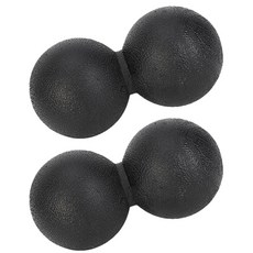 Mugen花生形按摩球, 2個, 黑色的