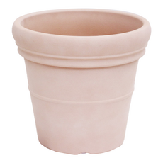 晨香加倍巴索樹脂花盆, 米色, 1個