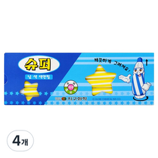 地球化學 超級色鉛筆 單色 黃色 12入, 4個, 1色