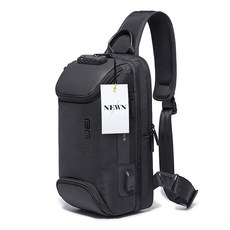 BANGE NEWN 鎖定系統 旅行用迷你郵差包 V21, 黑色