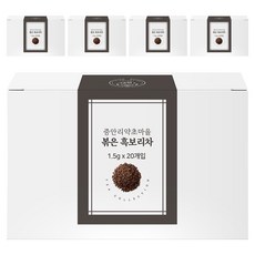 증안리약초마을 볶은 티백 흑보리차, 5개, 20개입, 1.5g