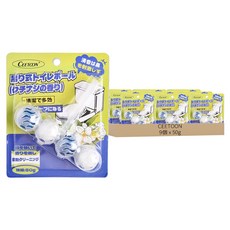 CEETOON 懸掛式馬桶清潔球 天然花香味 自動清潔 省時省力, 50g, 9個