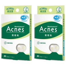 MENTHOLATUM 曼秀雷敦 Acnes 台灣公司貨 痘痘貼 金盞花 綜合型, 26片, 2盒