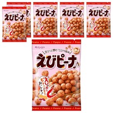 春日井 蝦味花生豆, 62g, 6包