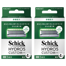Schick舒適牌 水次元5辨型舒膚配方刀片, 4片, 2盒