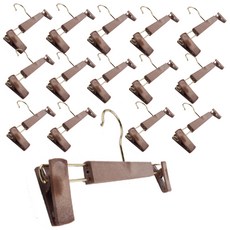 高級裙褲衣架, 15個, 棕色