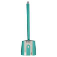 EASY CLEANER 家簡塵除 時尚輕巧馬桶刷, 雙色刷毛 緊密濃 柔軟堅韌 耐用不掉毛 附清潔夾 瀝水孔設計, 1支