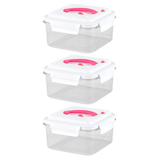 EASY&FREE Air Zero真空密封保鮮盒, 1700ml, 3個