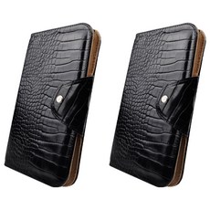 Beauty&Pet 剪刀皮革收納套 3孔, 黑色, 2個