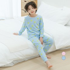 LollyTree 童款9分袖笑臉家居服套裝 DS