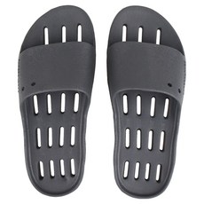 paperplaneskids 兒童低腳背防滑衛浴拖鞋, 1個, 深灰色