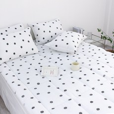 CHOUETTROOM 噗通噗通泡泡紗薄床墊, 白色