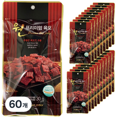 항진축산 원 프리미엄 육포, 30g, 60개