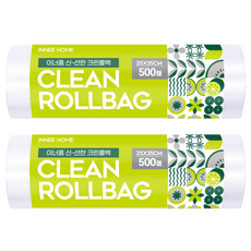 INNER HOME 新鮮保鮮捲袋 小 25cm x 35cm, 小(S), 500入, 2個