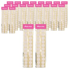 Uniart 圓形魔鬼氈 20mm 白色, 20個