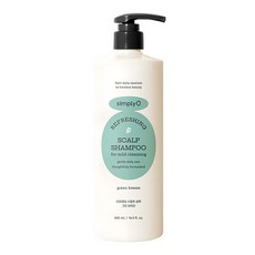 simplyO 清爽頭皮洗髮乳 綠色微風香, 500ml, 1瓶