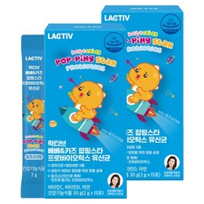 락티브 베베 키즈 팝핑스타 프로바이오틱스 유산균 15p, 30g, 2개