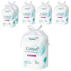 Vimi 薇迷 親膚棉柔巾 全棉面巾, 80張, 6包