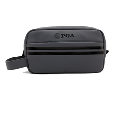 PGA TOUR 雙拉鍊高爾夫手拿包 214, 灰色, 1個
