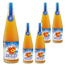崇德發 水蜜桃醋, 500ml, 5瓶
