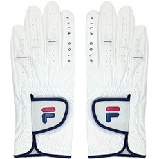 FILA 高級半羊皮高爾夫手套 雙手款, 白色