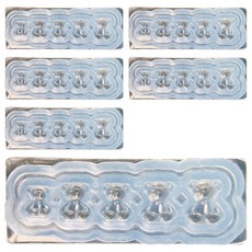 3D美甲模具, #31小熊款, 6個