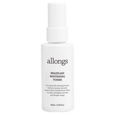 allongs 艾洛偲 巴西式美體亮白爽膚水, 1個, 60ml