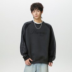 JTL 圓領拉克蘭撞色大學T