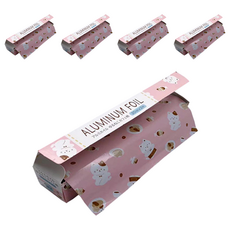 可愛 Marukki 鋁箔紙 20cm x 2m 貓咪 MP432, 5個