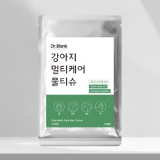 Dr.Blank 狗狗多功能護理散步濕紙巾 補充包, 1個, 100入