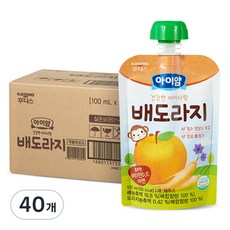 일동후디스 아이얌 건강한 아이사랑 주스, 40개, 100ml