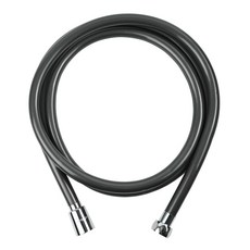 bathtem 不易產生水垢的管狀淋浴軟管 都市灰 2M, 1個, 灰色