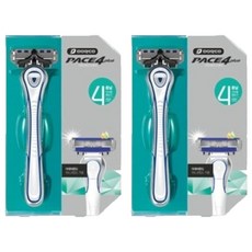 Dorco PACE4 Plus 四刃剃須刀, 1件, 2個