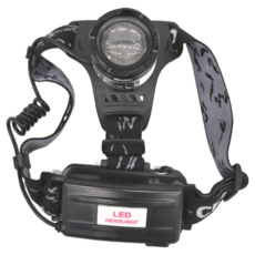 T6 LED凸透鏡頭燈 CED模組、鋁合金、塑膠材質, CY-LR6307, 1個