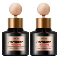 더클래스 퍼퓨저 차량용 방향제 75ml 본품, 블랙체리, 2개