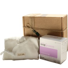 Organic Boom Easy Mom綜合維他命膠囊 600mg+四季適用棉質嬰兒服禮盒, 1組, 120顆