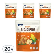 베베쿡 콘볼 과자, 인절미맛, 25g, 20개