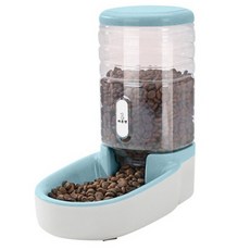 正道寵物 寵物自動餵食器, 藍色, 480g, 1個