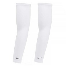 NIKE 耐吉 輕量跑步臂套 2.0, 白色, 1雙