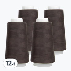 유니크 프리미엄 OWL 코아사 45수2합, 36 초코브라운, 12개