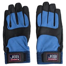 JOB 工作專用手套, 藍色 + 黑色, 1雙