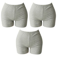 PALAN 女款素色棉質彈性4角內褲 3入