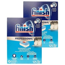 finish 洗碗碇 洗碗機專用 125顆, 2盒, 2125g