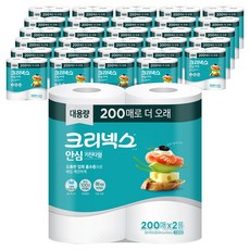크리넥스 안심 키친타월, 200매, 60개