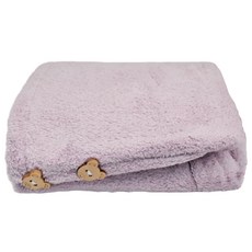 minono 米諾諾 雙層加厚速乾髮帽 63 x 40 x 0.5cm, 顏色隨機, 1個