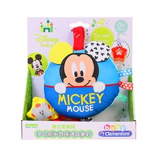 Clementoni Disney 迪士尼 多功能米奇床邊音樂鈴 柔軟舒適材質 米奇耳朵可搓揉出聲 啟蒙寶寶聽覺與觸覺, 1個