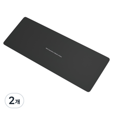 요이치 게이밍 마우스 장패드 800 x 300 x 5 mm, 블랙, 2개
