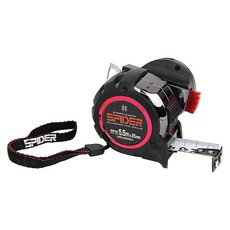 SK11 SPIDER DEVICE捲尺 附磁快扣 SPD-2555GJ-H 5500 x 25mm 紅黑色, 1組